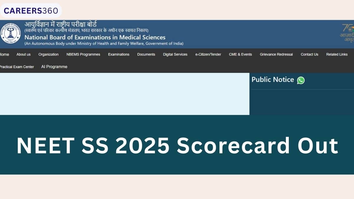 NEET SS 2025 Scorecard Out: Direct Download Link @natboard.edu.in